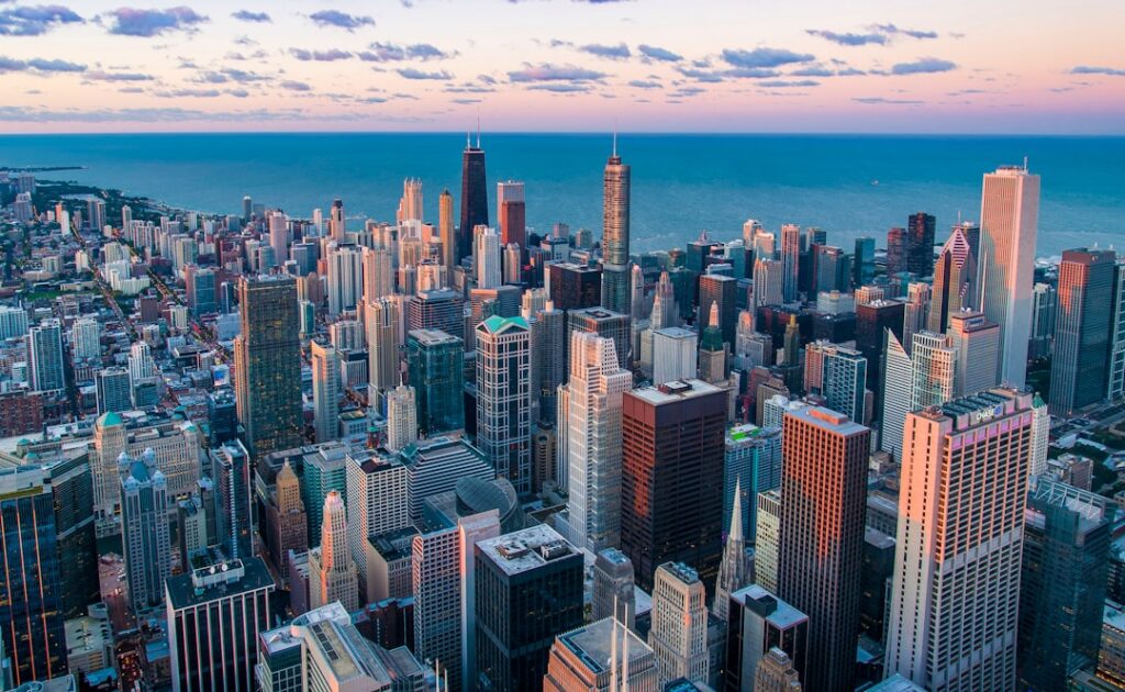 Chicago skyline representing ASTACKRA automation services